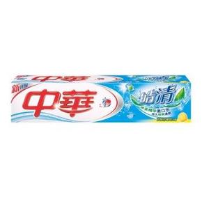 中华牙膏 皓清沁醒柠檬牙膏180g 5元(8.4，99-40)