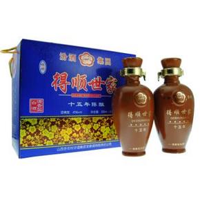 汾酒 得顺世家 45度陶瓷礼盒装 225mlx2瓶 26.8元