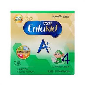 美赞臣 安儿健A 儿童配方奶粉4段 400g*3组合装 146元包邮