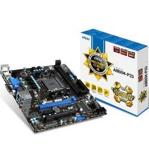 限地区：微星（MSI）A88XM-P33主板 （AMD A88X/Socket FM2 ）269元包邮