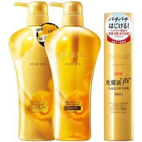 TSUBAKI丝蓓绮 炫魅赋活洗护三件套+送果冻包 215元(送松下吹风机129元京券)