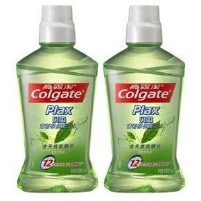 手机端：高露洁 贝齿清新茶健漱口水500mlx2瓶 29.9元