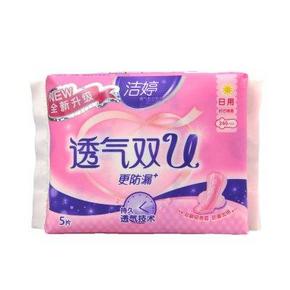 透气双U棉柔日用卫生巾 240mm*5片1.99元