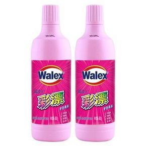 威洁士(walex) 彩漂600g*2瓶 衣物清洁护色 4.9元，平时15.8
