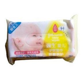 凑单品：Johnson 强生 婴儿倍柔护肤湿巾温和无香型10片 1元(限10件)