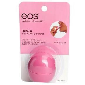 EOS 伊欧诗 草莓雪芭润唇球7g 9.9元，平时35