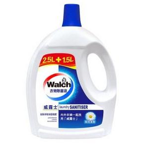 手机端：Walch 威露士 衣物除菌液阳光清香4L 29.9元(49.8，99.8-40)