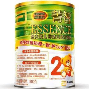 Abbott 雅培 菁智婴幼儿配方奶粉2段 900g 199.5元(399，买2付1)