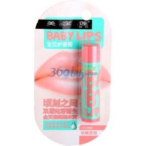 凑单品：美宝莲(MAYBELLINE) 幼嫩荔枝宝蓓护唇膏4g 9.9元