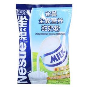 雀巢(Nestle)全家营养甜奶粉300g 11元