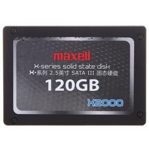 麦克赛尔(maxell) X2000系列 120G 2.5英寸 SATA-3固态硬盘  299元包邮
