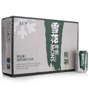 华东/东北：Snowbeer 雪花啤酒 9度精制 330mlx24瓶 39.9元