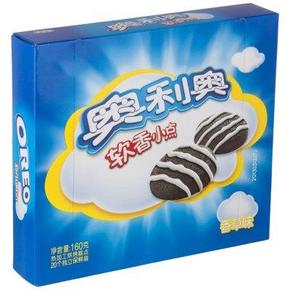 华北：奥利奥 软香小点 香草味160g家庭装 7.5元(2件15元包邮)