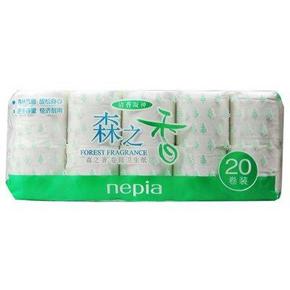 华南：妮飘 清香凝神森之香卷筒卫生纸 20卷装  12.2元
