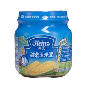 亨氏 甜嫩玉米泥113g/瓶  3.25元