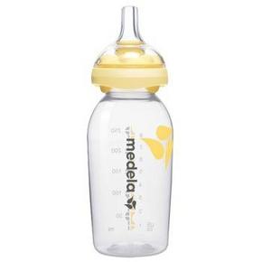 美德乐（Medela）模拟硅胶奶嘴（奶瓶套装250ml）  129元包邮