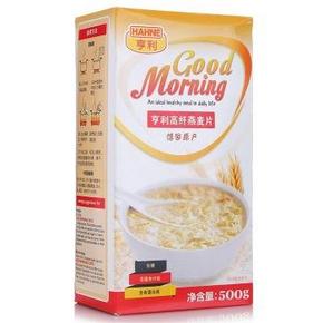 HAHNE 亨利 高纤燕麦片500g 4.9元(9.9，2件起/99-50)