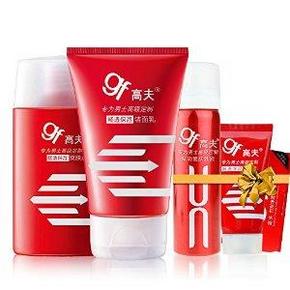 高夫 畅透保湿洁面乳80g+爽肤水125ml+乳液50ml+洁面乳50g 118元包邮