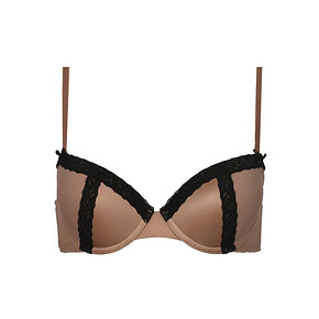 ELLE  时尚拼接蕾丝装饰文胸 44元包邮（59-30+15）