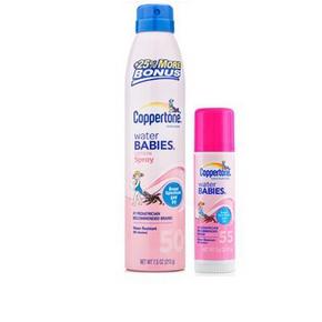 Coppertone 水宝宝 水嫩防晒喷雾 SPF50 213g+防晒棒SPF55 115元包邮