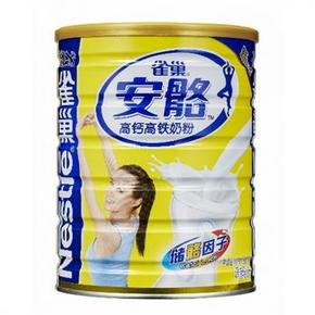 雀巢 安骼高钙高铁奶粉 800g  约50元(100，100-50)