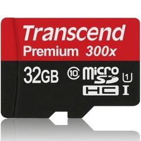 Transcend 创见 UHS-I、300X 32GB TF存储卡 49.9元(59.9，99-20)