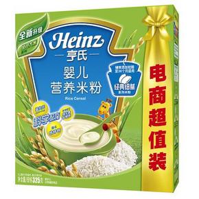 亨氏 婴儿营养米粉325g/盒 5.9元（限购1件）
