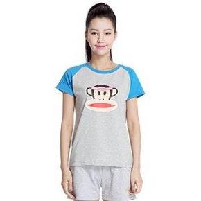 Paul Frank 大嘴猴 女式 PF20001 拼接吸湿排汗运动T恤 107元包邮
