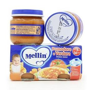 Mellin 美林 原味番茄泥80g*2瓶 9.9元