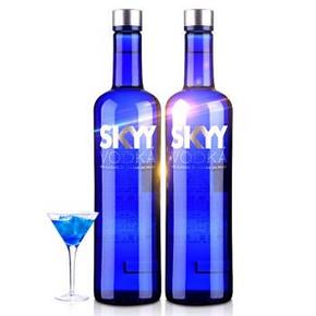 Skyy Vodka 深蓝牌 原味伏特加 750mlx2瓶 59元(109，199-100)