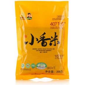 手慢无：蒙清 杂粮有机小米 200g  1元包邮