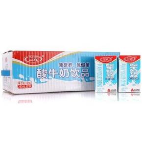 华北西南：三元 酸味牛奶饮品250ml*20礼盒装 36元