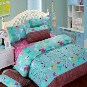 红瑞 床品家纺 AB版高级精梳纯棉四件套1.5米床 75元(149，200-100)