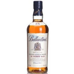 百龄坛(Ballantine) 十五年苏格兰威士忌 700ml 248元包邮(328-80)