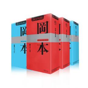 Okamoto 冈本 激薄10片*2盒+超润滑10片*2盒(共40只) 47元包邮(52-5)