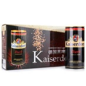 限华南西北：凯撒(Kaiserdom) 黑啤酒礼盒装1Lx4罐 29.9元