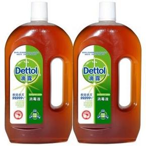 Dettol 滴露 消毒液1.2Lx4瓶+洁柔 3层120抽纸x4包 99.7元(199.7-100)