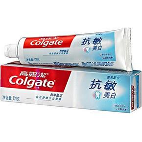 Colgate 高露洁 抗敏美白牙膏 120g*3支    16.8元(8.4，3免1)