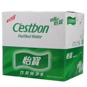 怡宝 纯净水1555mlx12瓶 22.4元(29.9，119.6-30)