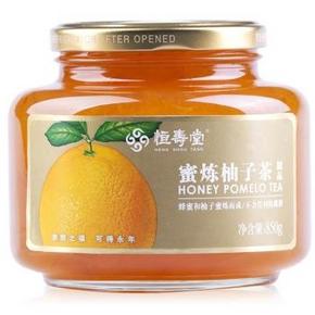恒寿堂 蜂蜜柚子茶850g 16.9元(日常35)