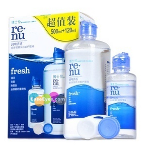 博士伦 清透隐形眼镜护理液 500ml+120ml 33元包邮