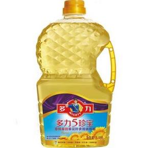 多力 非转基因 五珍宝葵花籽油 3.15L 36.9元