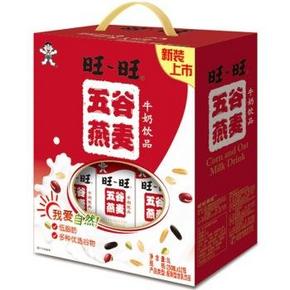 华南：旺旺 五谷燕麦牛奶250mlx12盒 17.4元(29.9，100-50)