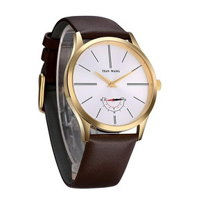 Tianwang 天王 时尚潮流个性简约 石英40毫米直径中性手表  299元包邮