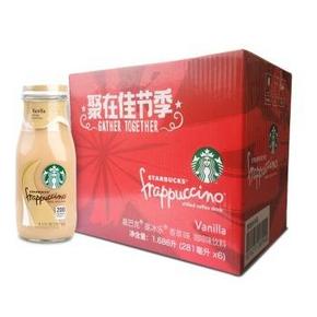 STARBUCKS 星巴克 星冰乐咖啡饮料 香草味 281mlx12瓶 115元(105，180-95)