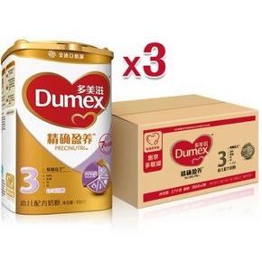 Dumex 多美滋 精确盈养 幼儿配方奶粉3段 900g x3罐装 369元(可588-150)
