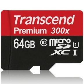 创见(Transcend) MicroSDXC UHS-I 300X 64G TF存储卡 109元(129-20)