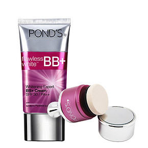 旁氏 无瑕修颜乳30g+迷你震动粉扑仪+身体乳200ml 79元包邮（99-20元）