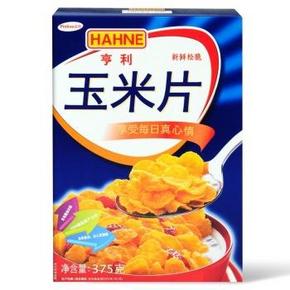 HAHNE 亨利 玉米片375g 9.9元(日常19.9)