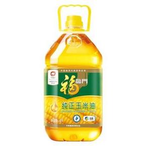 福临门 非转基因纯正玉米油 4L 29.9元